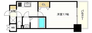 フォーリアライズ弁天町ノビア【6階】の間取り