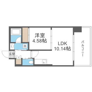 プレジオ阿波座【10階】の間取り