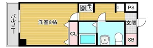 ドミール桜川【8階】の間取り