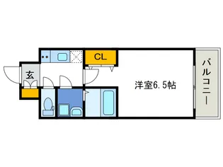 エスリード弁天町パークプレイス【6階】の間取り