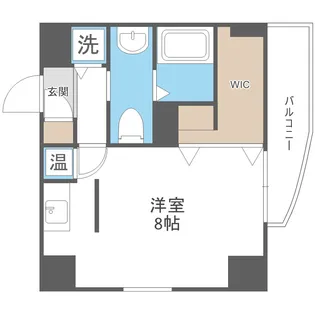 インボイス難波南レジデンス【7階】の間取り