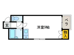 ホワイトハイツ大正【4階】の間取り