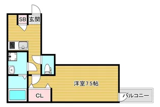 H-maison大正Ⅳ【3階】の間取り