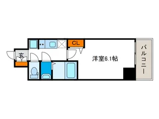 ファステート大阪ドームライズ【5階】の間取り