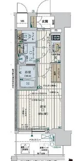 ファーストフィオーレ グランフォート【4階】の間取り