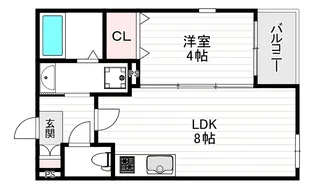 Mana Lina【1階】の間取り