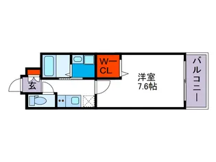 セオリー大阪ルチア【5階】の間取り