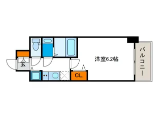 ファステート大阪ドームシティ【2階】の間取り