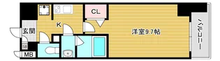 アリビオ大阪港【7階】の間取り