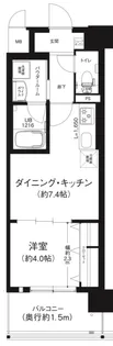 エグゼ難波ザ・ゲート【2階】の間取り