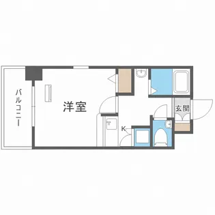 ジュネーゼグラン南堀江【8階】の間取り