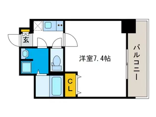 レグゼスタ弁天町【3階】の間取り