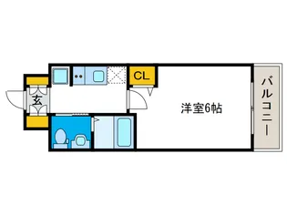 エグゼ弁天町【4階】の間取り