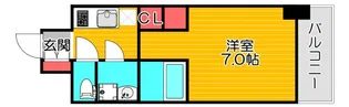 S-RESIDENCEドーム前千代崎【9階】の間取り