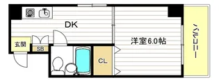 デイズハイツ境川【4階】の間取り