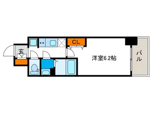 アドバンス大阪セレーノ【9階】の間取り