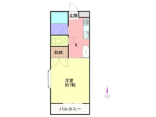 長野県長野市大字西長野西長野町【アパート】の間取り