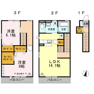 ラ・ヴェリテの間取り