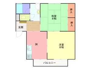 長野県長野市平林1丁目【アパート】の間取り