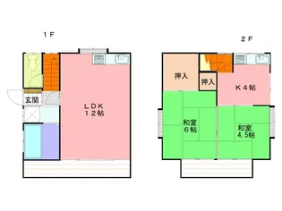 長野県長野市大字高田【一戸建】の間取り