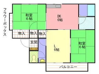 長野県長野市大字柳原【アパート】の間取り
