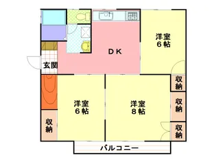 長野県長野市上松2丁目【アパート】の間取り