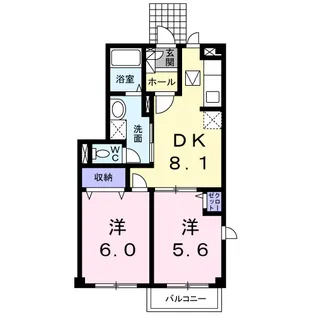 サンライズ瑞樹 A【1階】の間取り