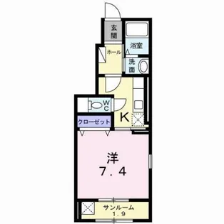 ペニーレイン【1階】の間取り