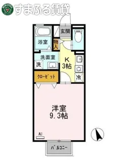 ルーチェ錦 A棟【202号室】の間取り