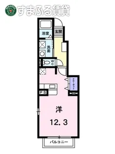 サニー郷東 A【103号室】の間取り