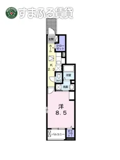 サンローラA【1階】の間取り