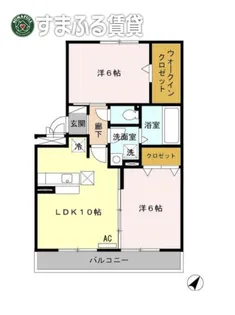 ジラソーレ【1階】の間取り