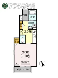 アーバンフジ【102号室】の間取り