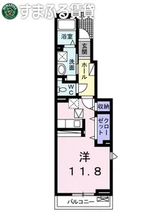 サンハイムピアⅠ【1階】の間取り