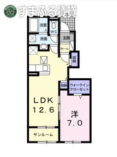 メゾン ド シュエットⅠ【102号室】の間取り