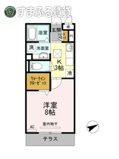 レジデンス桜【103号室】の間取り