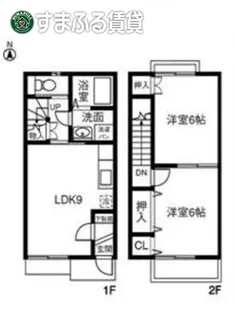 プラッサムコート堂前Aの間取り