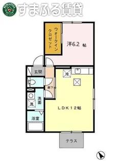 メゾン四季彩 A【1階】の間取り