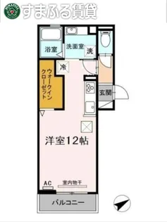 リバーサイドメゾン【1階】の間取り