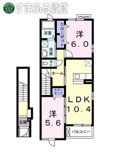 ウインド レジデンス【2階】の間取り