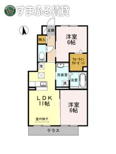 アルページュ【1階】の間取り