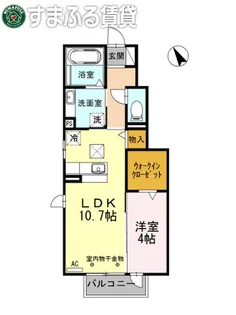 ソフィア大友【1階】の間取り