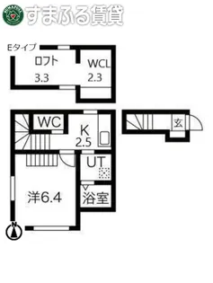 1Kの間取り画像