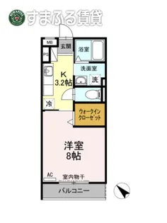 ラルーチェ【2階】の間取り