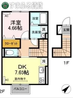 シャンツェ未来【2階】の間取り
