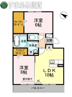 プリーズ錦【302号室】の間取り