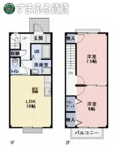 カーサ陽だまり【3号室】の間取り