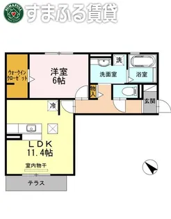 アルト8【103号室】の間取り