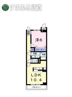 Deamer大門【1階】の間取り