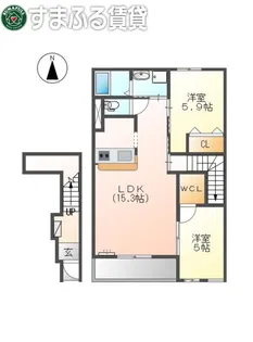 パークハイム【2階】の間取り